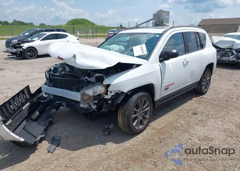 2016 Jeep Compass 75Th Anniversary из США, поврежденный, VIN 1C4NJCBB4GD763371